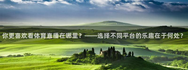 你更喜欢看体育直播在哪里？——选择不同平台的乐趣在于何处？